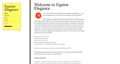 Desktop Screenshot of equineelegance.com.au